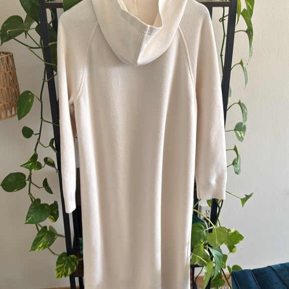 Banana Republic Hooded White Duster Size L - Picture 5 of 7